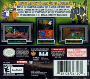 Scooby-Doo! - Who's Watching Who (USA) box cover back